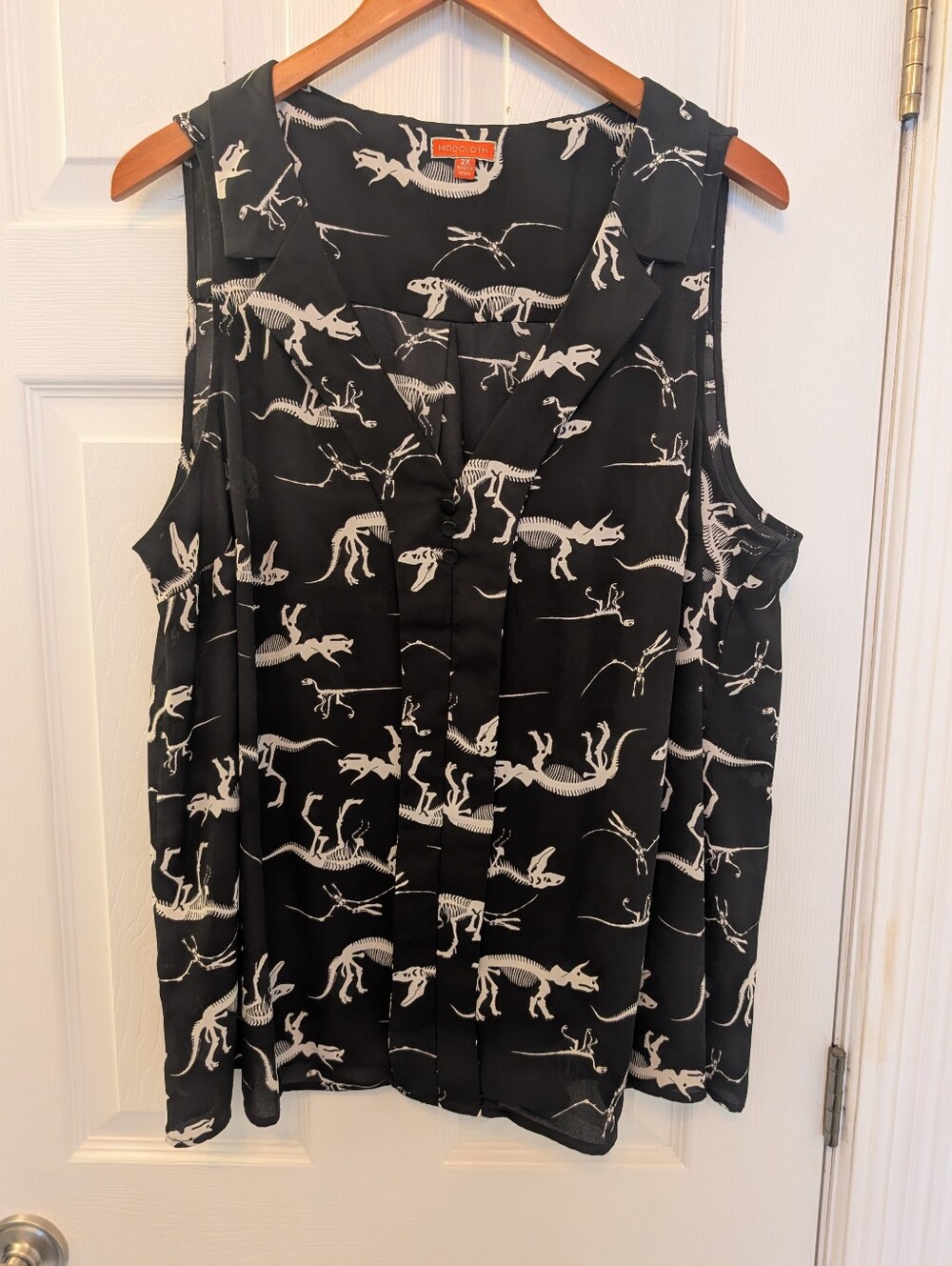 Dino Skeleton Blouse